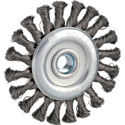 175mm knotted wire wheel M14x2