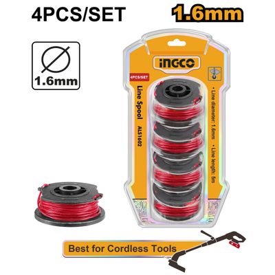 Trim Line 1.6mm X 5m Spiral Line 4pcs