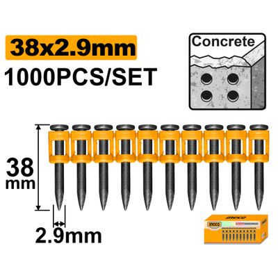 Continuous Firing Nails 38mm 1000pcs