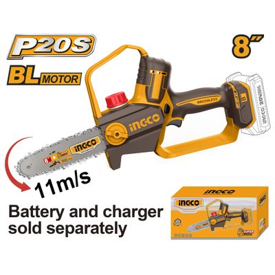 20v Ps+c/l B/l Pruner Saw + 8inch No B/c