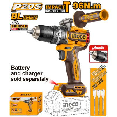 20v Ps+c/l B/l I/drill 96nm Incl Assy No B/c