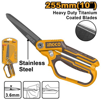 Scissors Titanium Coat S/s Blade H/d R/grip 255mm