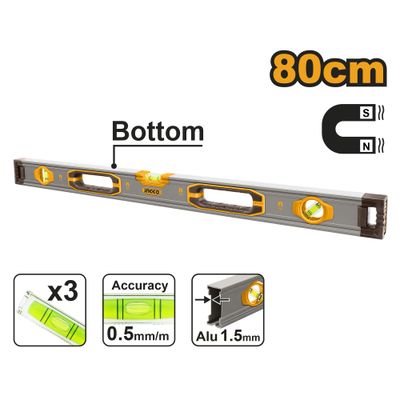 Level Alum With Magnet 80cm