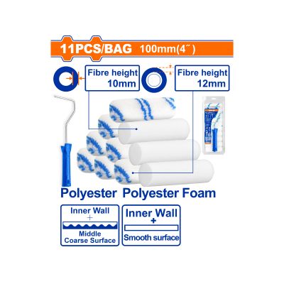 P/roller Set I/w 100mm 11pcss
