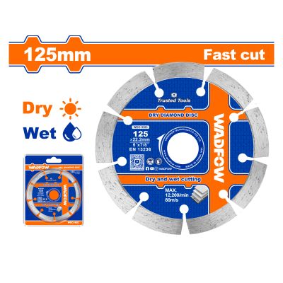 Disc Diamond F/cut W/d 125mm
