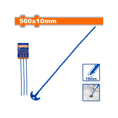 Drain Cleaning Rod Set 560x10mm 3pcss