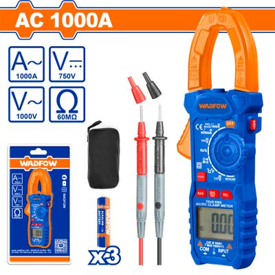 Clamp Meter Digital Ac 6000 Counts + Batt