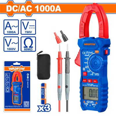Clamp Meter Digital Ac/dc 6000 Counts + Batt