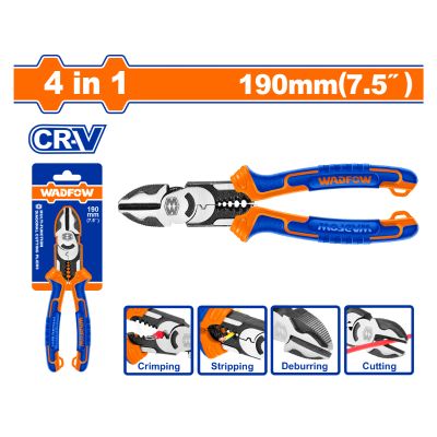 Plier D/cutter 4 In 1 Multi Function 190mm