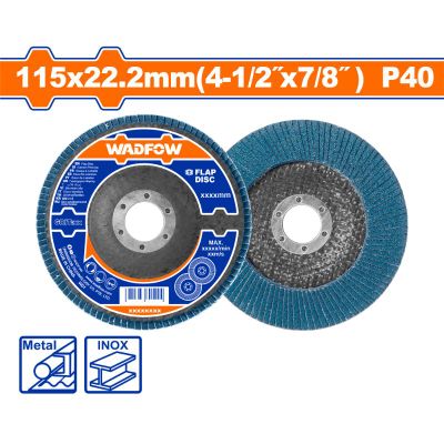 Disc Flap Met/wood 115x22.2mm P40