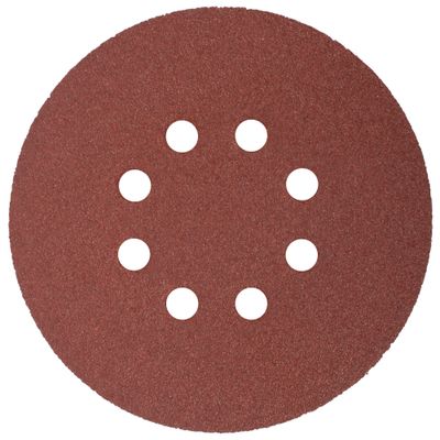 Sanding Disc 150mm 60 Grit With Holes 10/pk Hook And Loop