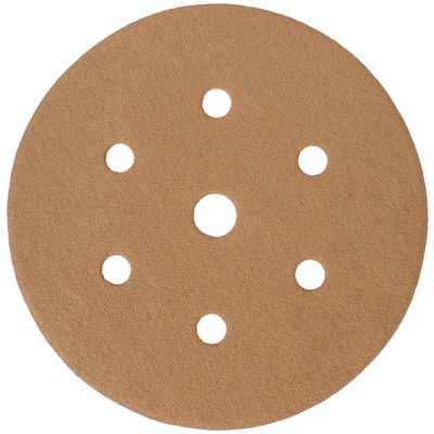 Gold Disc (50 Pieces) 150 Grit 150mm X 6+1 Holes Hook And Loop