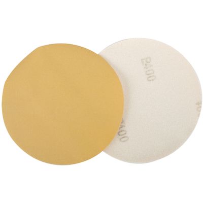Gold Disc (50 Pieces) 400 Grit 150mm Without Hole Hook And Loop