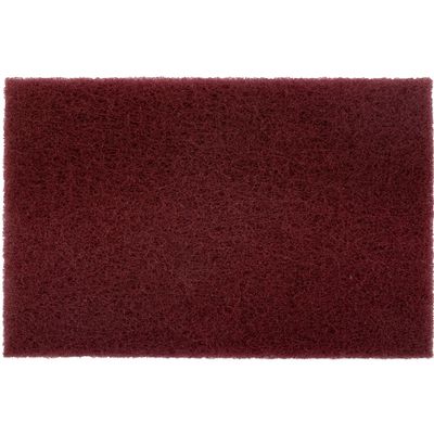 Pad Non Woven Ind. Strength 5pc 150 X 230mm Super Fine Maroon
