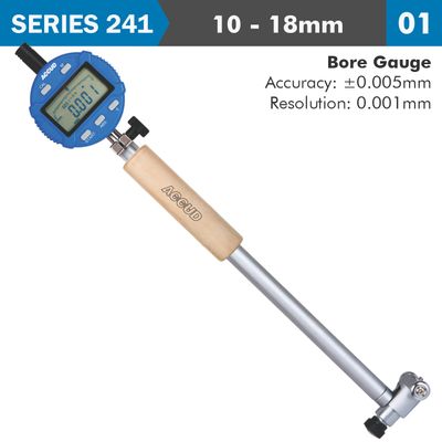 Dig. Precision Bore Gauge 10-18mm 0.012mm Acc. 0.001mm Grad.