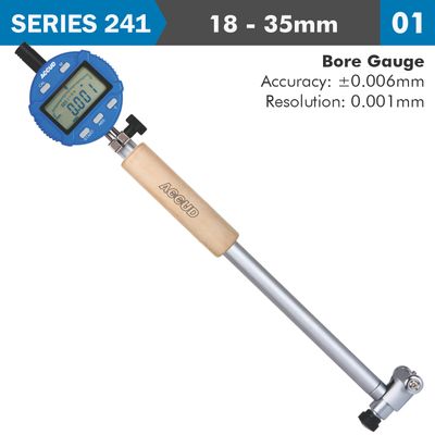 Dig. Precision Bore Gauge 18-35mm 0.015mm Acc. 0.001mm Grad.