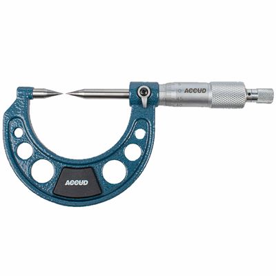 . Micrometer 25mm 30 Deg. 0.004mm Acc. 0.01mm Grad.