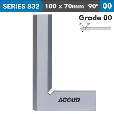 Beveled Edge Square 90 Deg. Grade 00 100x70mm
