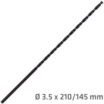 Hss Drill Bit 3.5mm 210 X 145 Extra Long