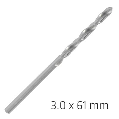 ALPEN Pro Hss 3mm Drill Din 338 Rn 135 Split Point Plastic Wallet (1