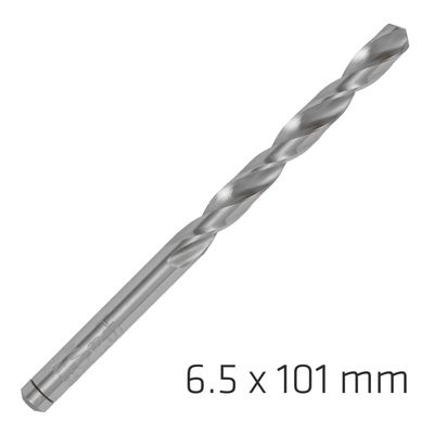 ALPEN Pro Hss 6.5mm Drill Din 338 Rn 135 Split Point Plastic Wallet