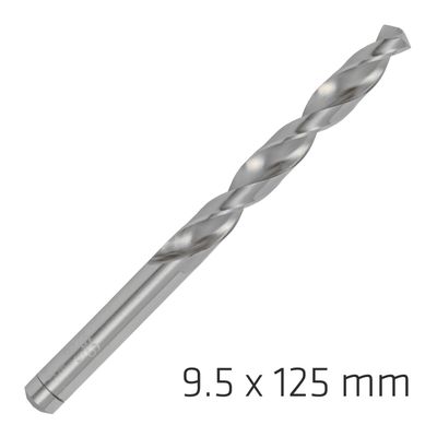 ALPEN Pro Hss 9.5mm Drill Din 338 Rn 135 Split Point Plastic Wallet