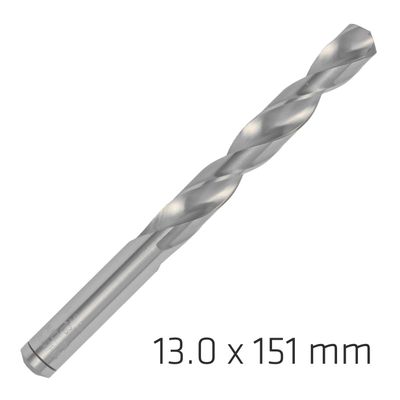 ALPEN Pro Hss 13mm Drill Din 338 Rn 135 Split Point Plastic Wallet