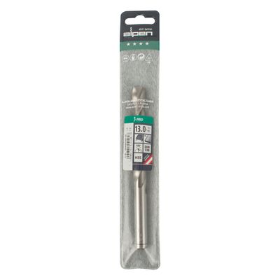 ALPEN Pro Hss 13mm Drill Din 338 Rn 135 Split Point Plastic Wallet