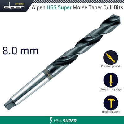 Hss Super 8mm Morse Taper Shank
