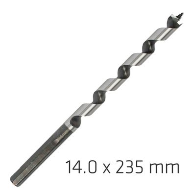Wood Auger Drill Bit 14 X 235mm