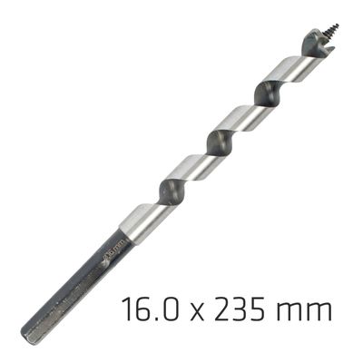 Wood Auger Drill Bit 16 X 235mm