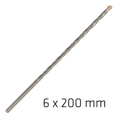 Masonry Bit Long Life 6 X 200mm
