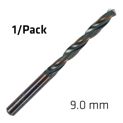 Hss Sprint Master 9.0mm X1 Sleeved Din338 ALPEN Drill Bit