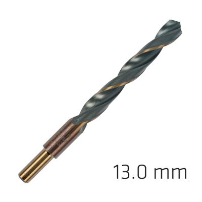 Hss Sprint Master 13.0mm Red Shank 9.5mm X1 Sleeved Din338 ALPEN Drill