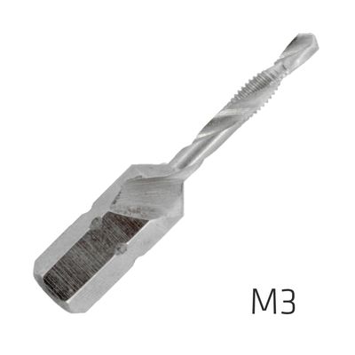 ALPEN Combination Tap Plw M3 1/4' Shank