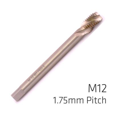 Machine Tap Cobalt 12mm Spiral Fluted In Pouch 1.75mm Pitch