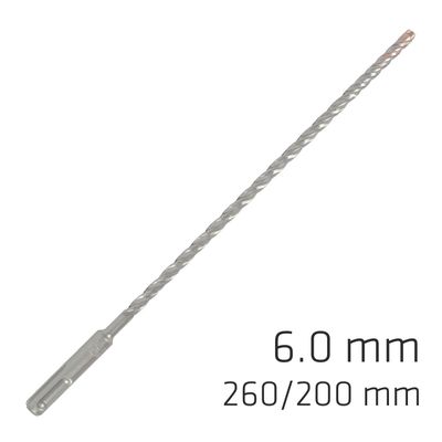 Force X 6.0 X 260/200 Sds-+ Rebar Drill Bit X4 Cutting Edges - Bulk