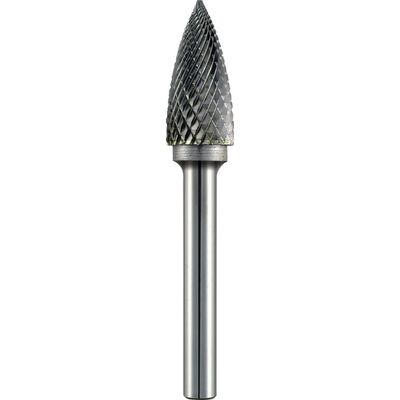 Tc Rotary Burr 6mm Arc Pointed Nose For Hard Metals