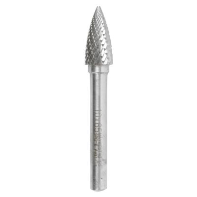 Tc Rotary Burr 10mm Arc Pointed Nose For Hard Metals