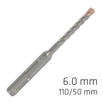 Force X 6.0 X 110/050 Sds-+ Rebar Drill Bit X4 Cutting Edges