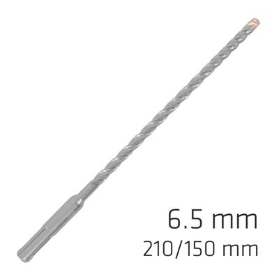 Force X 6.5 X 210/150 Sds-+ Rebar Drill Bit X4 Cutting Edges