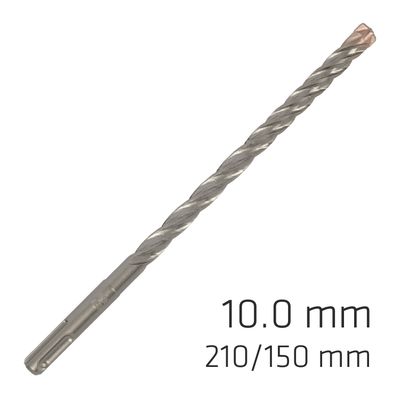 Force X 10.0 X 210/150 Sds-plus Rebar Drill Bit X4 Cutting Edges