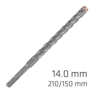 Force X 14.0 X 210/150 Sds-+ Rebar Drill Bit X4 Cutting Edges