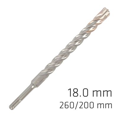 Force X 18.0 X 250/200 Sds-+ Rebar Drill Bit X4 Cutting Edges