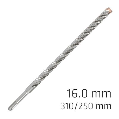 Force X 16.0 X 310/250 Sds-+ Rebar Drill Bit X4 Cutting Edges