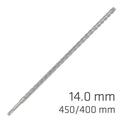 Force X 14.0 X 450/400 Sds-+ Rebar Drill Bit X4 Cutting Edges