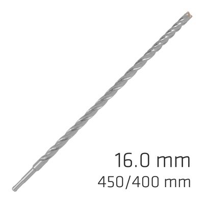 Force X 16.0 X 450/400 Sds-+ Rebar Drill Bit X4 Cutting Edges