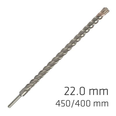 Force X 22.0 X 450/400 Sds-+ Rebar Drill Bit X4 Cutting Edges