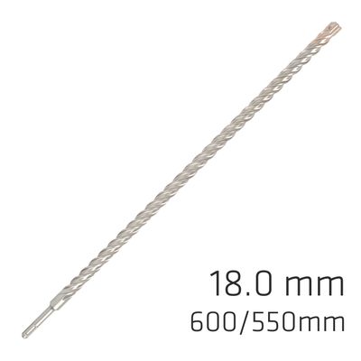 Force X 18.0 X 600/550 Sds-+ Rebar Drill Bit X4 Cutting Edges