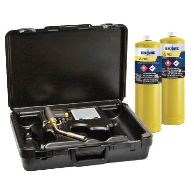 379726 BERNZOMATIC Max Heat Torch Kit With 2 Pro Max Cylinders Bmc